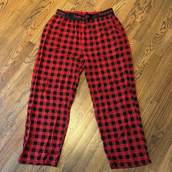 Tommy John Other - Tommy John Red and Black Checkered Lounge Pants